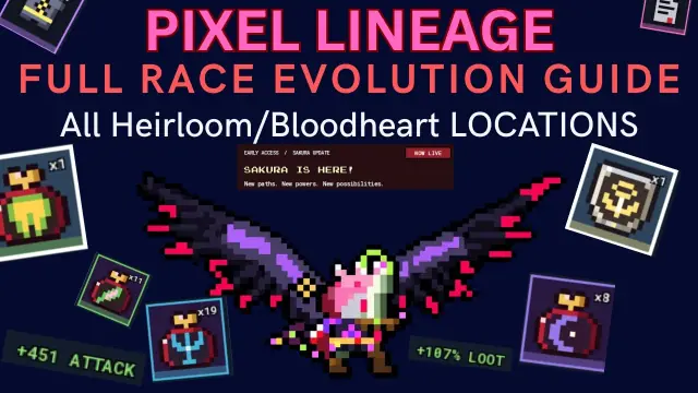 Pixel Lineage race evo: Evolution Stages and Drop Guide